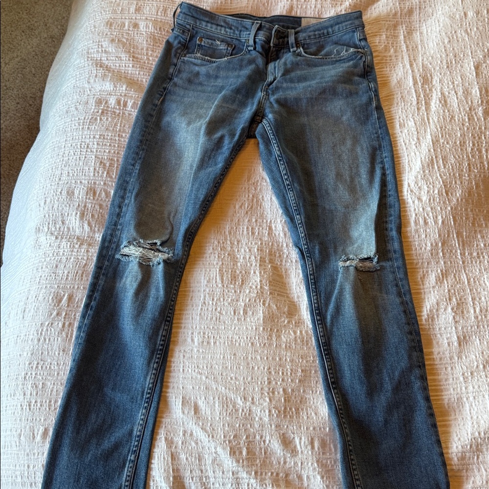 Rag & Bone Light Blue Skinny Jeans 29W  32L